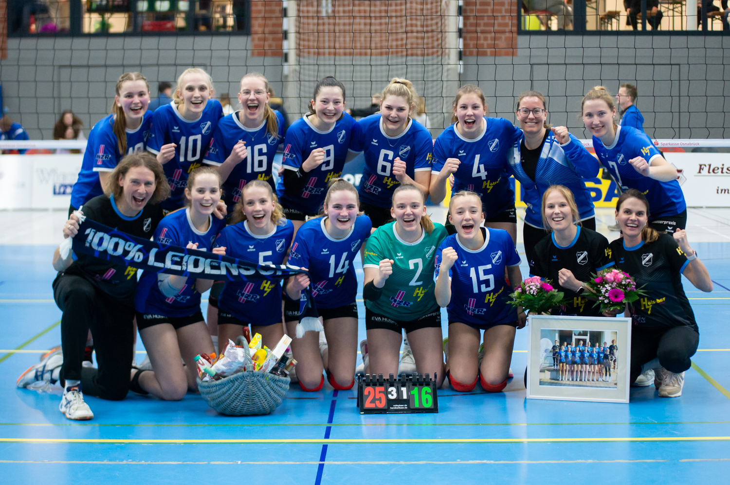 Bad Laerer Volleyball Damen siegen im letzten Saisonheimspiel gegen TV Cloppenburg