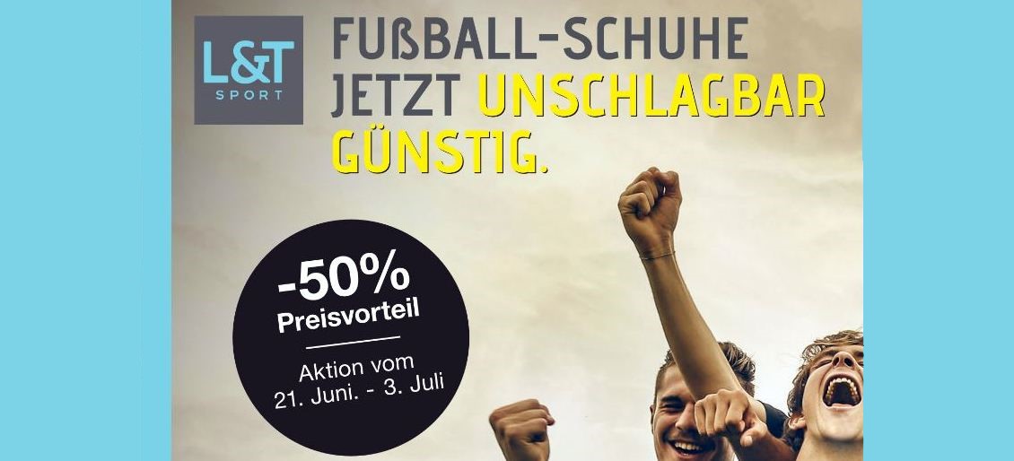 Fussball | Große Schuhaktion bei L&T Sport