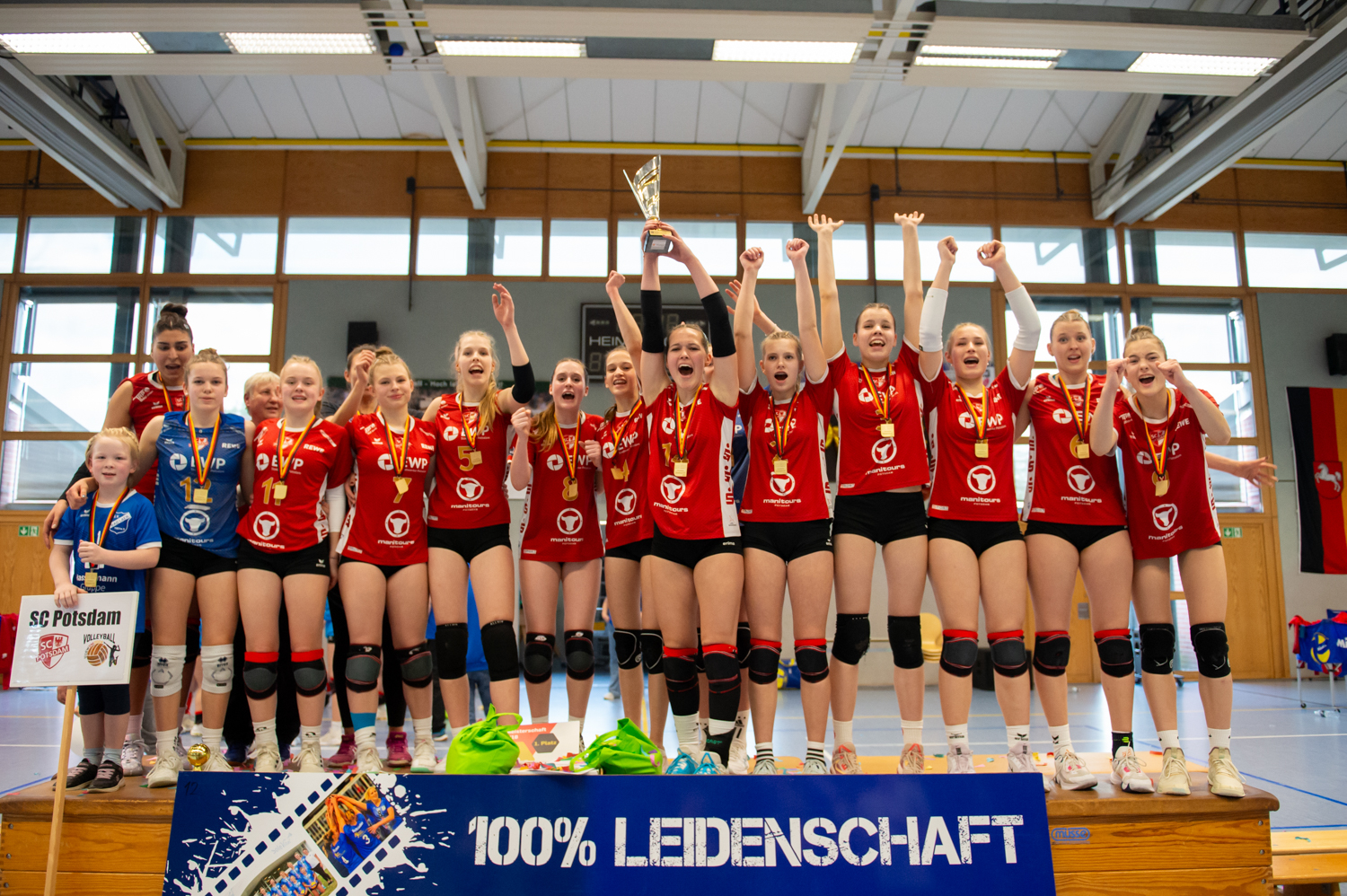 SC Potsdam neuer Deutscher Volleyball Meister U16w