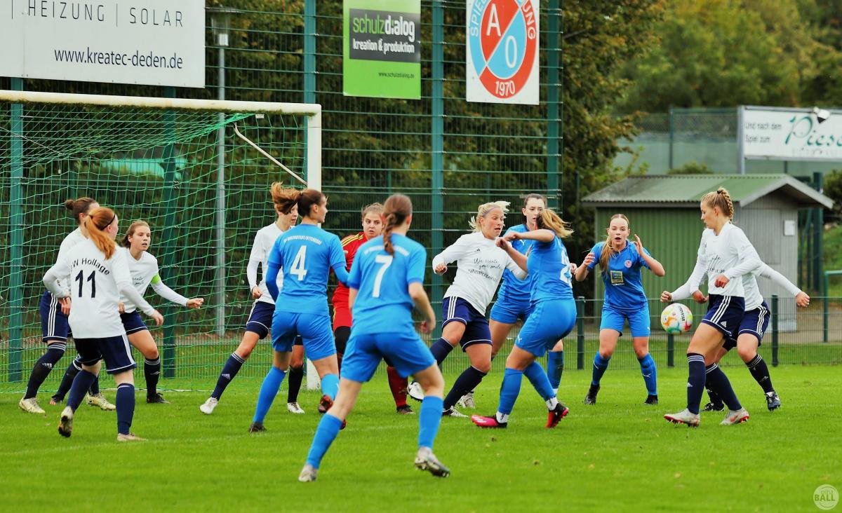 Frauen Oberliga NS-West | 1:1 - Blau-Weiss Hollage erkämpft sich einen Punkt in Ahlerstedt
