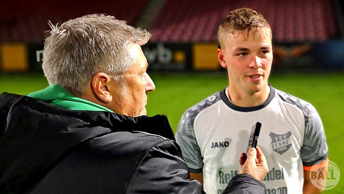 Bezirkspokal | 0:2 - Venne scheitert in Nordhorn - Lennart Holtmeyer im Interview