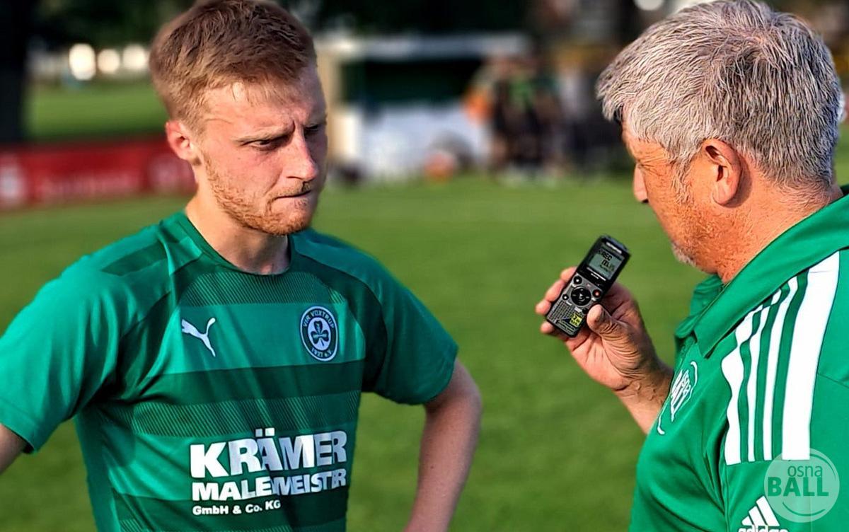 Bezirksliga | 0:2 - Rothenfelde siegt im Topspiel - Lennart Mentrup vom VfR Voxtrup im Interview