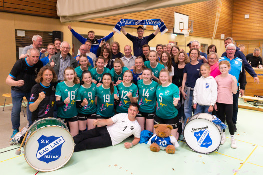 Bad Laerer Volleyballerin steigen trotz Niederlage in der Relegation in die Dritte Liga West auf